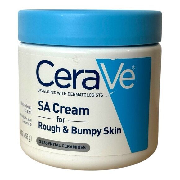 16 Oz CeraVe SA SMOOTHING CREAM for Dry, Rough, Bumpy Skin With Ceramides - Picture 1 of 4